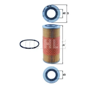 Engine Oil Filter MAHLE for E-Type 2+2 C1 OX 50D Top German Quality - Picture 1 of 6