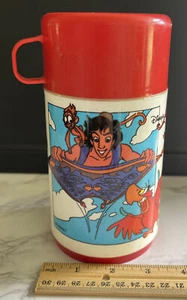 Vintage Plastic Thermos Disney Aladdin  - Picture 1 of 8