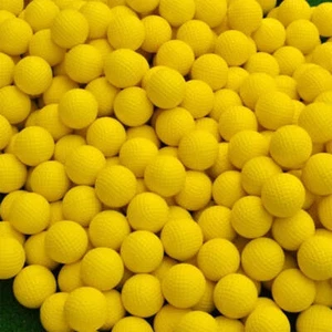 Heißer Verkauf 20 Stück PU-Schaum Golfbälle gelber Schwamm elastisch Indoor Outdoor Praxis - Bild 1 von 18