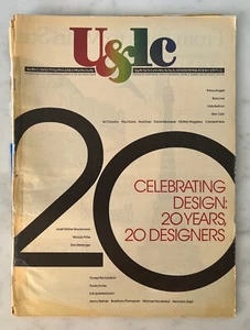 U&lc. Magazine Volume Seventeen, Number Four, Fall 1990 VINTAGE TYPOGRAPHY - Picture 1 of 15
