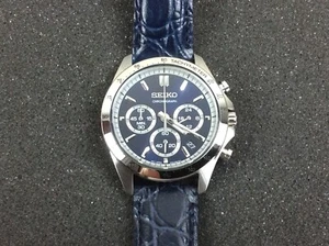 Seiko Spirit SBTR019 Chronograph Watch Men's New + Box & Paper's - Picture 1 of 21
