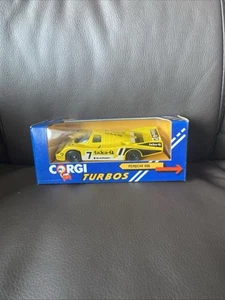 Corgi Toys C100/2 Porsche 956 Taka-Q 7 Scale 1:43 Near Mint In Box AW816 - Picture 1 of 8