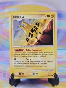 Pokemon Juego de Cartas Coleccionables Diamante y Perla Tarjeta | Elekid Lv. 6 48/130 poco común - Imagen 1 de 2