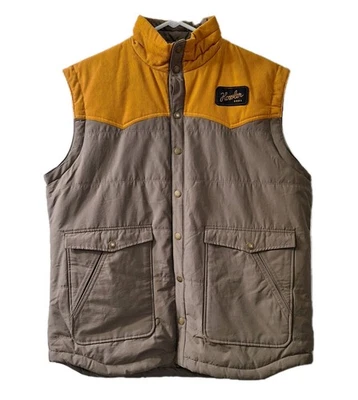 Howler Bros Rounder Vest Men L  Rust Primaloft Corduroy Puffer Snap Work Western - Image 1 of 4