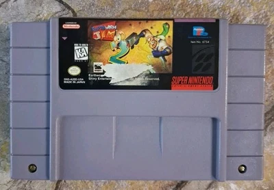 Earthworm Jim 2 - Sistema de entretenimiento Super Nintendo *VER DESCRIPCIÓN* Foto 1 de 4