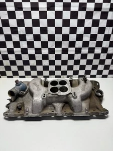 Colector de admisión de aluminio SBC bloque pequeño Chevrolet Chevy Edelbrock 4BBL C4B - Imagen 1 de 15