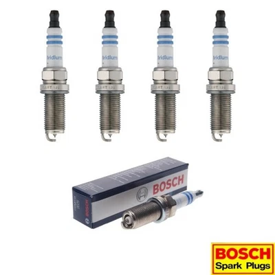 Novo conjunto de 4 velas de ignição BOSCH de irídio duplo para Altima Sentra/tC/SX4/Camry RAV4 - Imagem 1 de 4