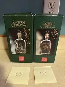 Holmegaard 2003 &2004 Juleflask Christmas Bottle - Picture 1 of 4