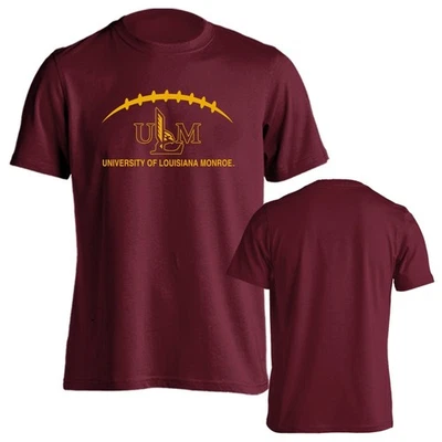 University of Louisiana Monroe Warhawks Laces Out Logo Short Sleeve Tee T-Shirt - Image 1 of 4