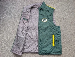 Green Bay Packers Weste Herren XXL 2XL Wende Bodywarmer NFL Football - Bild 1 von 14