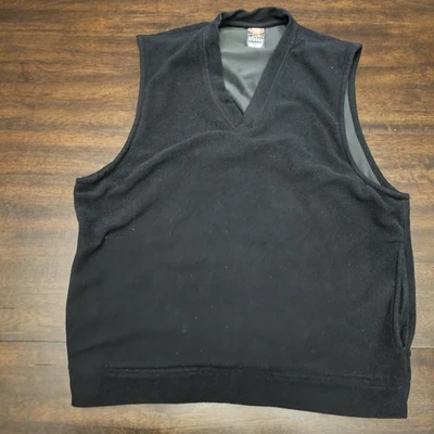 Chaleco Negro Raro Original Ropa Deportiva Anticongelante Tapón Viento Gore Años 80 De Colección Foto 1 de 4