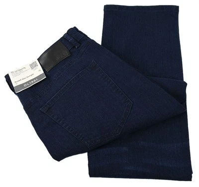 Pantalones de mezclilla elásticos DL1961 azul cielo nocturno RUSSELL ajustados pierna recta 5 bolsillos 35 nuevos con etiquetas Foto 1 de 4
