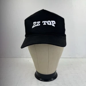 ZZ Top Vintage Hat SnapBack Embroidered Gold Snap Back Baseball Cap Rock Music  - Picture 1 of 8