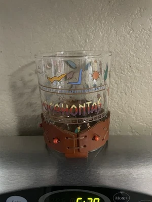 Vaso Pocahontas Disney raro de colección con funda de cuero extraíble Foto 1 de 4