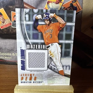 2025 Jeremy Pena Topps MLM-JP Major League Material Jersey Hot SP! - Picture 1 of 2