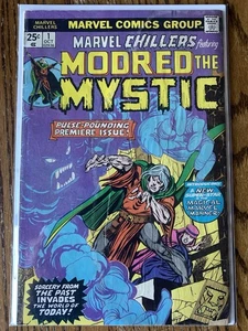 Marvel Chillers #1 Modred Der Mystiker Marvel Comics 1975 1. Auftritt Modred - Bild 1 von 12