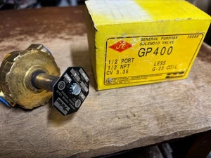Parker GP400 SOLENOID VALVE 1/2" New G-23 Coil - Picture 1 of 2