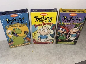 Rugrats VHS Lot Nickelodeon Tommy Troubles - Picture 1 of 3