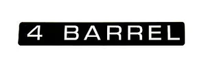 4 BARREL EMBLEM - Picture 1 of 1