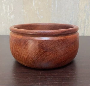 Wooden 6" Service Bowl from Guyana Forest Wood - Picture 1 of 3