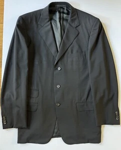 GUCCI by Tom Ford Black Wool 3 Button Blazer Jacket 52 EU / 42 US R - Picture 1 of 13