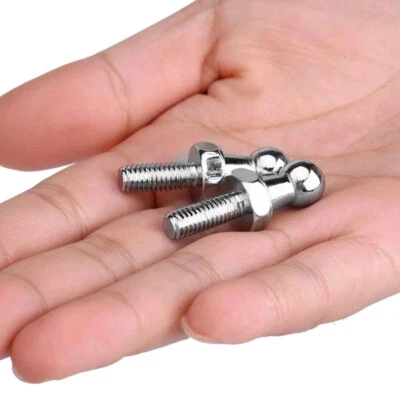 2PCS Universal M6 M8 Boot Bonnet Gas Strut End Fitting Connector Ball Screw Bolt - Image 1 of 4