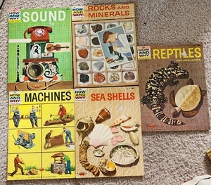 Lot Of 5 Books The How And Why Wonder Book Of Ser. (1960, Paperback) - Picture 1 of 2