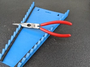 #bj060 MAC Tools by KNIPEX Germany 8" SURE GRIP Needle Nose Pliers Red 26-200 - Picture 1 of 16