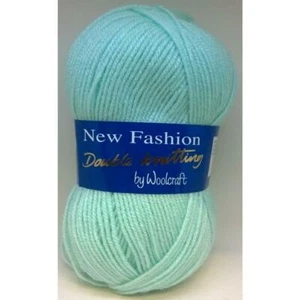 Woolcraft New Fashion Double Knitting Acrylic Yarn Wool 100g - 509A Mint - Picture 1 of 1