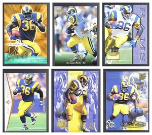 JEROME BETTIS LOT OF 6 FOOTBALL CARDS NFL ST.  LOUIS RAMS - Picture 1 of 14