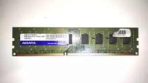ADATA 4GB x1 DDR3-1333mhz PC3-10600U AD3U1333C4G9-2 U-DIMM 240P 1.5v compatible - Picture 1 of 5