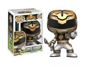 Funko Pop! Power Rangers - White Ranger #405 w/Protector RIP - Picture 1 of 7