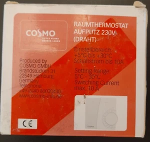 Cosmo Raumthermostat Aufputz 230V - Bild 1 von 1