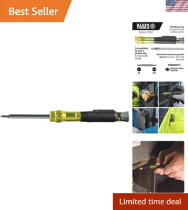 Precision HVAC Pocket Screwdriver with Cushion-Grip Handle & Anodized Barrel - Picture 1 of 12