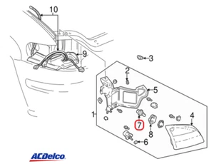 Originale GM/ACDelco 9441731 Lampadina Fari Principali BUICK CHEVROLET CHRYSLER - Foto 1 di 5