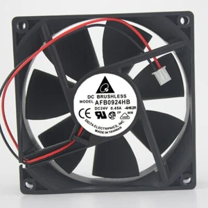 AFB0924HB DC 24V 0.45A 90 * 90 * 25MM 9CM inverter cooling fan 2pin - Picture 1 of 2