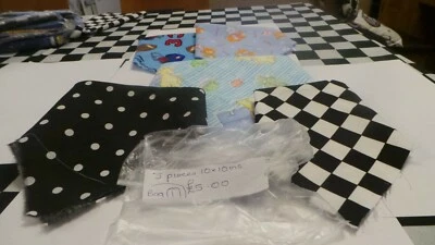 various 5pieces per bag 10x10ins now reduced - Image 1 of 4