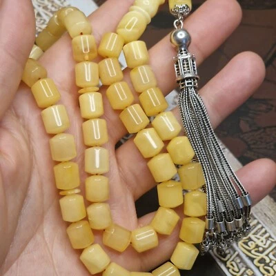 Damla Kehribar Tesbih 36.40 Gramm Tespih Rosary Amber Bernstein Gebetskette - Bild 1 von 4