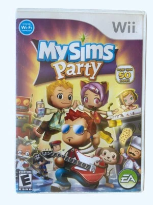 My Sims Party  (Nintendo Wii, 2009) Tested Video Game With Manual Free Ship🇨🇦 - Image 1 of 4