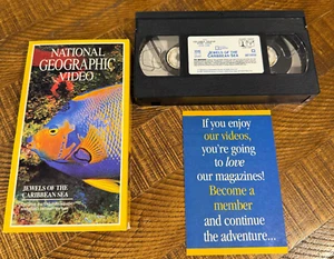 National Geographic Video - Jewels of the Caribbean Sea (VHS, 1995) *FREE SHIP* - Foto 1 di 2