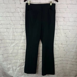 white house black market Classic Black slim boot Pants sz 10R office minimalist - Picture 1 of 9