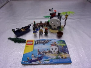 LEGO Piratas 70411 Treasure Island - 100% Completo con Minifiguras y Manual - Imagen 1 de 4