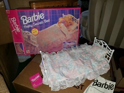 1993 Mattel Barbie Pretty Secrets Bed Complete Box - Image 1 of 4