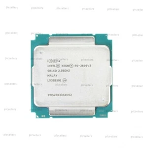 Intel XEON E5-2699 V3 CPU PROCESSOR 18 CORE 2.30GHZ 45MB L3 CACHE 145W SR1XD - Picture 1 of 1