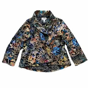 Rare Joseph Ribkoff Multi Coloured Swing Jacket - Picture 1 of 8