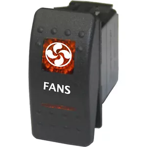 FANS 573O Rocker Switch 12V ON OFF amber ATV UTV RTV offroad - Imagen 1 de 1