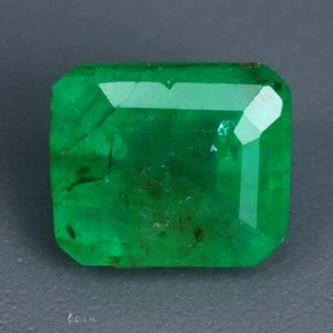 Piedra preciosa suelta de Zambia corte octágono esmeralda verde natural de 1,55 quilates - Imagen 1 de 3