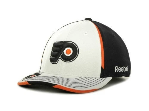 Reebok NHL Philadelphia Flyers 2012 Center Ice 2nd Season Player Hat, One Size - Black/White/Orange