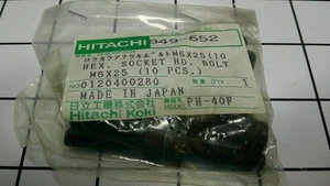 Genuine Hitachi 949-652 Hex Bolt (10 PK)  for Hitachi NR83A2 NV83A VH650 - Picture 1 of 5