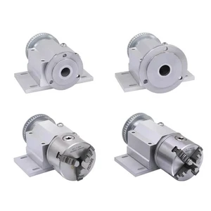 Miniature Lathe Chuck Spindle Assembly 80/100 Three Jaws/four Claws Clamp - Picture 1 of 21